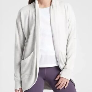 Athleta Girl Wrap’n Roll Cardigan Gray Girls Large/12